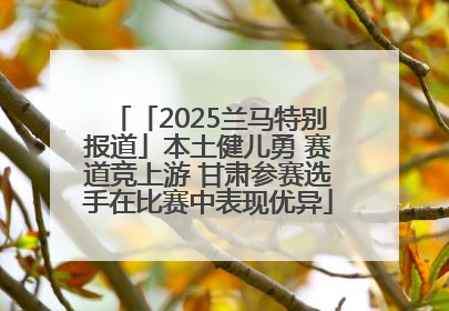 「2025兰马特别报道」本土健儿勇 赛道竞上游 甘肃参赛选手在比赛中表现优异