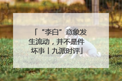 “李白”意象发生流动，并不是件坏事丨九派时评