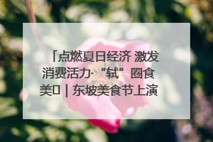点燃夏日经济 激发消费活力·“轼”圈食美⑪｜东坡美食节上演“文化满汉全席”