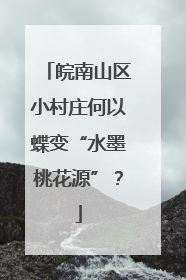 皖南山区小村庄何以蝶变“水墨桃花源”？