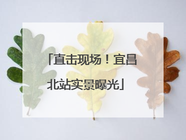 直击现场！宜昌北站实景曝光