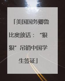 美国国务卿鲁比奥放话：“狠狠”吊销中国学生签证