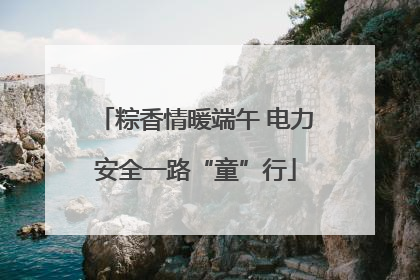 粽香情暖端午 电力安全一路“童”行
