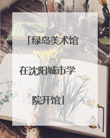 绿岛美术馆在沈阳城市学院开馆