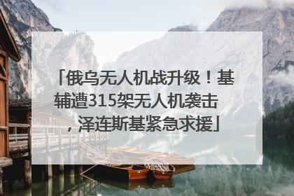 俄乌无人机战升级！基辅遭315架无人机袭击，泽连斯基紧急求援