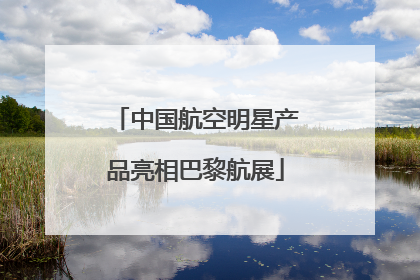 中国航空明星产品亮相巴黎航展