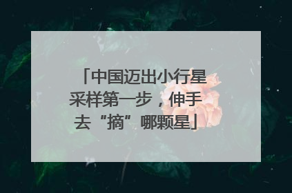 中国迈出小行星采样第一步，伸手去“摘”哪颗星
