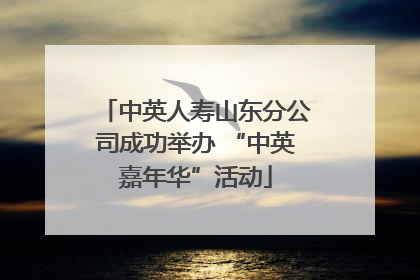 中英人寿山东分公司成功举办 “中英嘉年华”活动