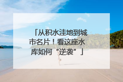 从积水洼地到城市名片！看这座水库如何“逆袭”