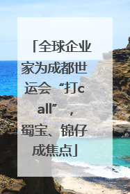 全球企业家为成都世运会“打call”，蜀宝、锦仔成焦点