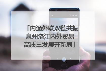 内通外联双链共振 泉州洛江内外贸易高质量发展开新局