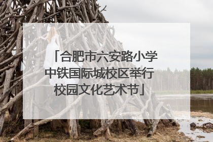 合肥市六安路小学中铁国际城校区举行校园文化艺术节