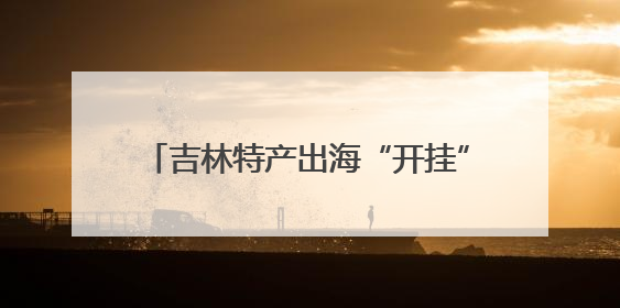 吉林特产出海“开挂”！松子成“全球爆款”，酒精首单锁1.4万吨