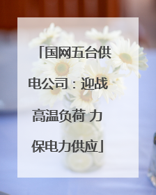 国网五台供电公司：迎战高温负荷 力保电力供应