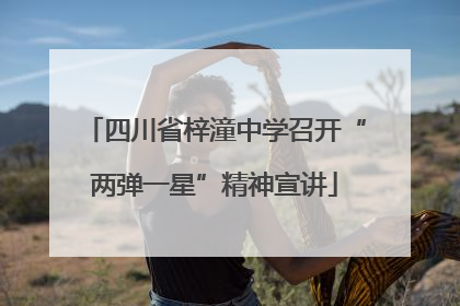 四川省梓潼中学召开“两弹一星”精神宣讲