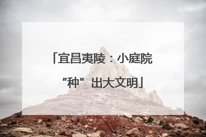 宜昌夷陵：小庭院“种”出大文明
