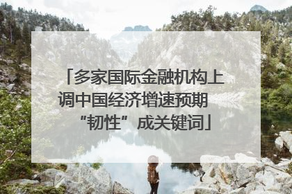 多家国际金融机构上调中国经济增速预期 “韧性”成关键词