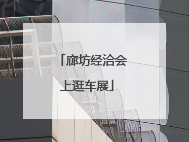 廊坊经洽会上逛车展