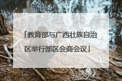 教育部与广西壮族自治区举行部区会商会议