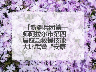 新疆兵团第一师阿拉尔市第四届应急救援技能大比武暨“安康杯”竞赛启动