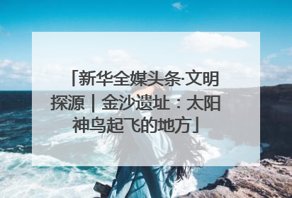 新华全媒头条·文明探源｜金沙遗址：太阳神鸟起飞的地方