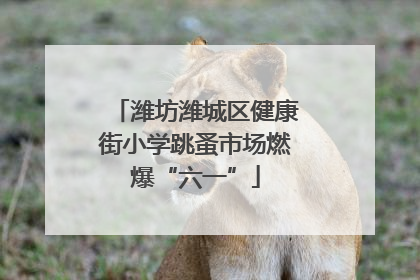 潍坊潍城区健康街小学跳蚤市场燃爆“六一”