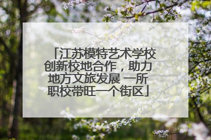 江苏模特艺术学校创新校地合作，助力地方文旅发展 一所职校带旺一个街区