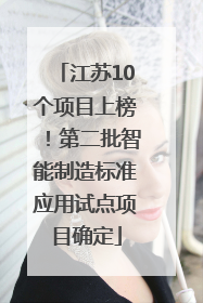江苏10个项目上榜！第二批智能制造标准应用试点项目确定