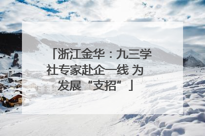 浙江金华：九三学社专家赴企一线 为发展“支招”
