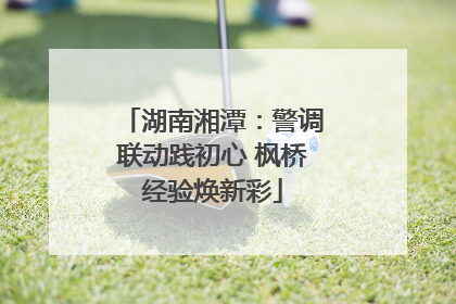 湖南湘潭：警调联动践初心 枫桥经验焕新彩