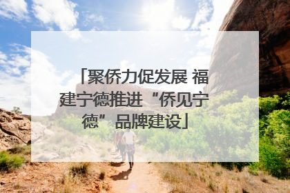 聚侨力促发展 福建宁德推进“侨见宁德”品牌建设