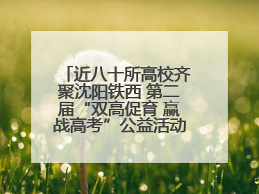 近八十所高校齐聚沈阳铁西 第二届“双高促育 赢战高考”公益活动即将启幕