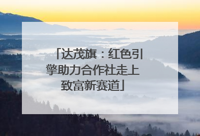 达茂旗：红色引擎助力合作社走上致富新赛道
