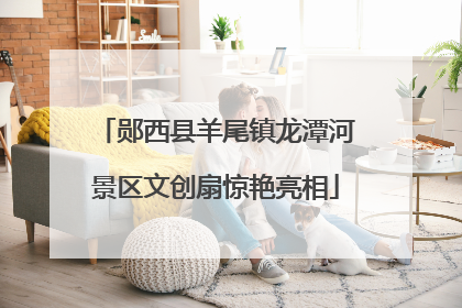郧西县羊尾镇龙潭河景区文创扇惊艳亮相
