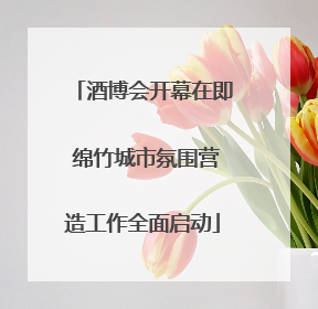 酒博会开幕在即 绵竹城市氛围营造工作全面启动