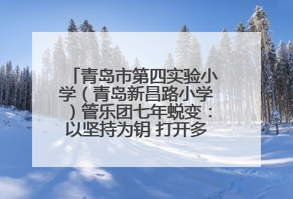 青岛市第四实验小学（青岛新昌路小学）管乐团七年蜕变：以坚持为钥 打开多元成长之门