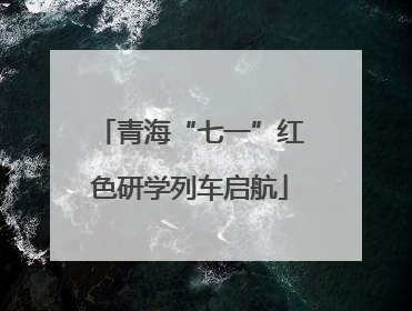青海“七一”红色研学列车启航