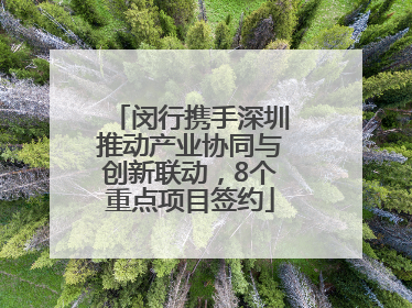 闵行携手深圳推动产业协同与创新联动，8个重点项目签约