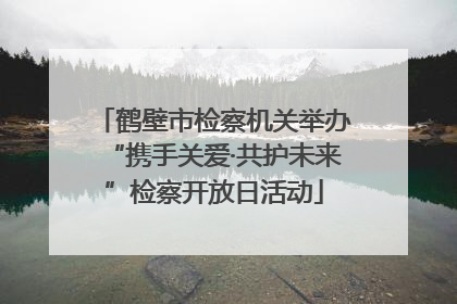 鹤壁市检察机关举办“携手关爱·共护未来”检察开放日活动