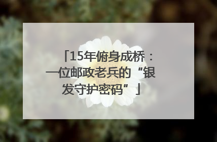 15年俯身成桥：一位邮政老兵的“银发守护密码”