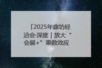 2025年廊坊经洽会·深度｜放大“会展+”乘数效应 打造消费新场景