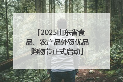 2025山东省食品、农产品外贸优品购物节正式启动