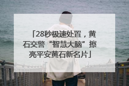28秒极速处置，黄石交警“智慧大脑”擦亮平安黄石新名片