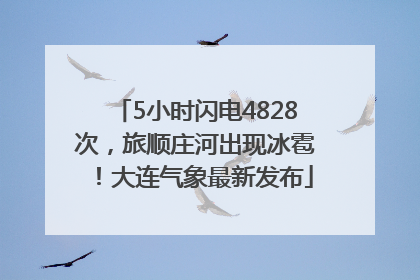 5小时闪电4828次，旅顺庄河出现冰雹！大连气象最新发布